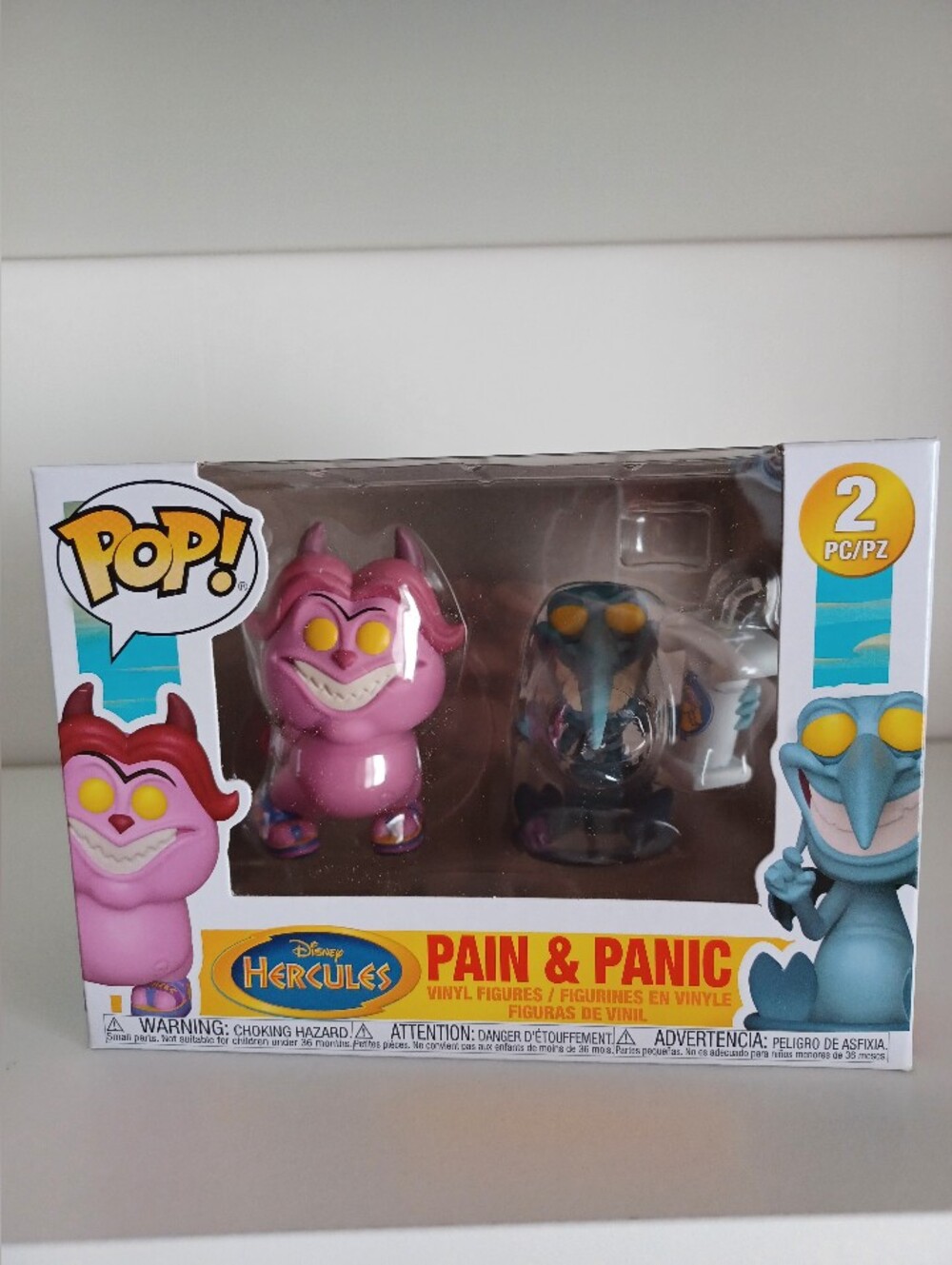 Disney Pain And Panic From Hercules 2 Pack Vinyl Figure Funko Pops‎ Collectibles